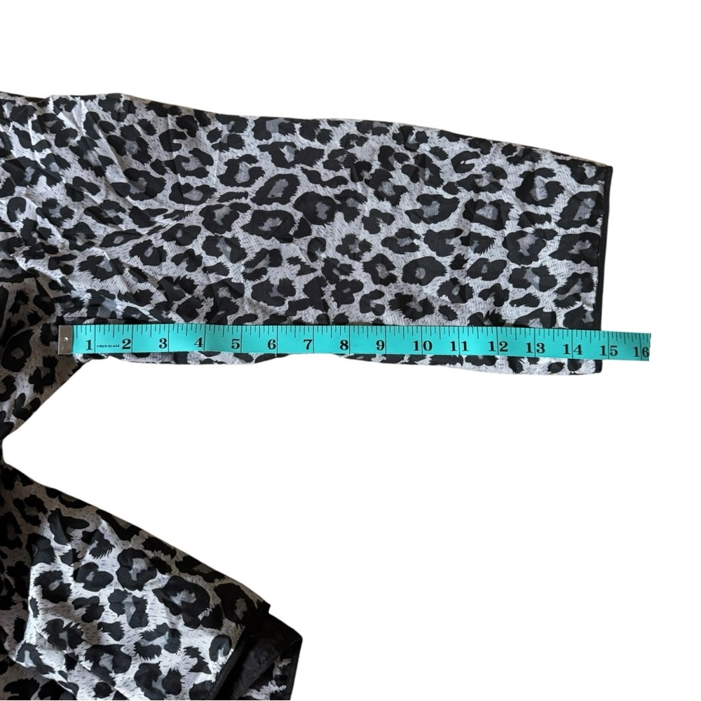 Chicos Reversible Light Jacket Size Large Gray Bl… - image 5